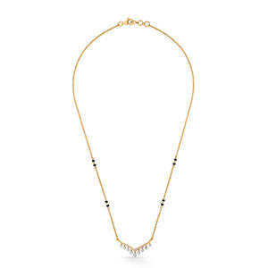Collier en diamant avec pendentif élégant en forme de goutte - Product Image 3