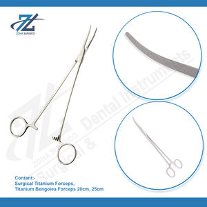 Fórceps Bengolea Acero inoxidable recto 20cm Instrumentos de cirugía quirúrgica Fabricante de instrumentos quirúrgicos Pakistán - Product Image 3