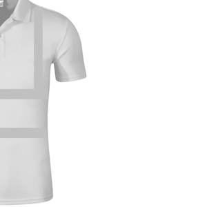 Camiseta Polo de Seguridad Reflectante de un Solo Color para Hombre, de Algodón, para la Industria Textil, de Alta Visibilidad, Duradera y Cómoda - Product Image 3