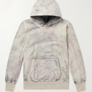 เสื้อฮู้ดดี้ผู้ชายแบบใหม่ล่าสุด ล้างสีแบบ Acid Wash สีและโลโก้ปรับแต่งได้ แห้งเร็ว ผ้าคอตตอนผสม สำหรับผู้ชาย - Product Image 3