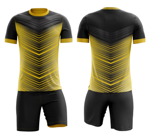 Uniformes de Fútbol Sublimados 100% Poliéster, Ropa Deportiva Totalmente Sublimada, Jersey de Fútbol con Logotipo Personalizado, Talla Personalizada, Servicio OEM - Product Image 1