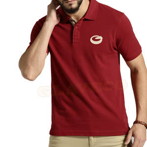 Personalizado para camisetas de polo para hombres Tela de punto de alta calidad Patrón sólido de moda Ropa informal Tallas grandes Opciones - Product Image 1
