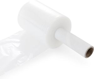 store Transparent 5 inch 80 gauge industrial shrink film shrink mini <b>wrap</b> r pallet <b>wrap</b> <b>stretch</b> film plastic <b>wrap</b> with dispense - Product Image 2