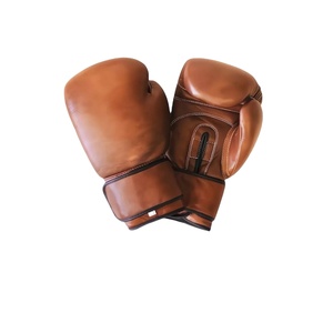 Guantes de boxeo de ajuste regular con impresión de logotipo totalmente personalizado Guantes de boxeo hechos de cuero de alta calidad a la venta - Product Image 4