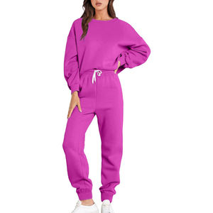 Survêtement pour Femmes de Grande Taille à Col Ras du Cou, Pantalon de Survêtement, Ensemble de Survêtements pour Femmes - Product Image 5