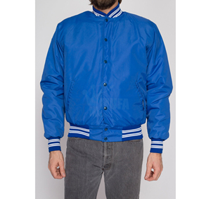 Men's Winter Casual Baseball Plus Letterman <b>Varsity</b> <b>Jacket</b> Stand Collar Embroidered Design Breathable Quick Dry Woolen Fabric - Product Image 2