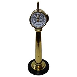 Meilleure vente télégraphe en bronze fait main avec base en bois ronde télégraphe personnalisé unique à vendre - Product Image 3