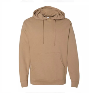 Pull à capuche personnalisé pour homme, couleur unie, avec poche kangourou, pull en polaire de première classe, vente en gros - Product Image 6