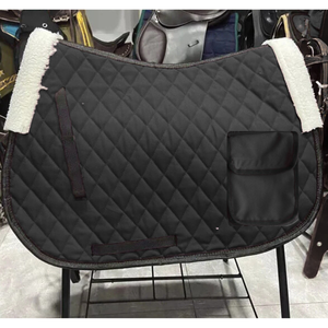 Tapis de selle de luxe en coton pour chevaux, fabricant en gros, taille, couleur et logo personnalisés, équipement d'équitation, qualité export - Product Image 1