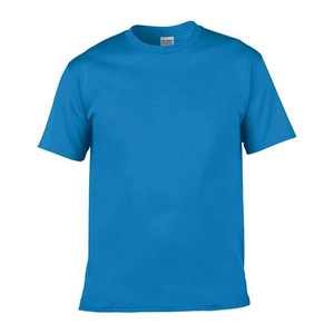 Venta al por mayor de camisetas de hombre de algodón liso cuello redondo sensación suave ajuste regular OEM logotipo y personalización del color - Product Image 4