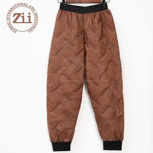 Pantalones y pantalones acolchados de lona ligeros hechos a medida, estilo informal único con cierre de cintura elástica, personaliza tu propio estilo - Product Image 1