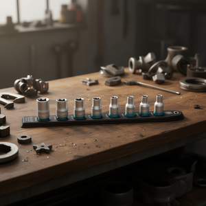 Hazet SmartRail 1/2'' TORX <b>Sockets</b> 8-Piece Set - Product Image 3