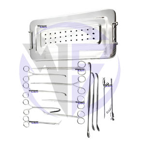 Ensemble d'instruments chirurgicaux en acier inoxydable de haute qualité pour le kit d'instruments de chirurgie générale de cholécystectomie réutilisable et stérilisable - Product Image 2