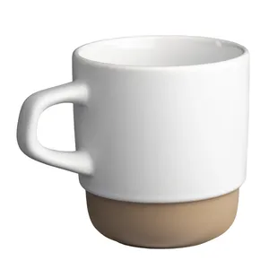 Tazza in Ceramica Impilabile Personalizzata da 320ml, Articoli Promozionali per Bevande con Gadget Personalizzati - Product Image 1