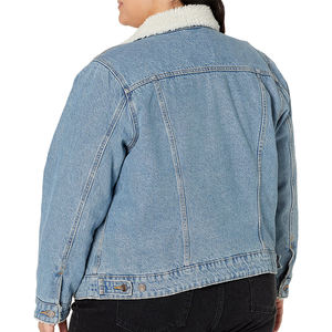 Veste en jean personnalisée avec logo pour femmes, respirante, manches longues, style tendance, confortable - Product Image 6