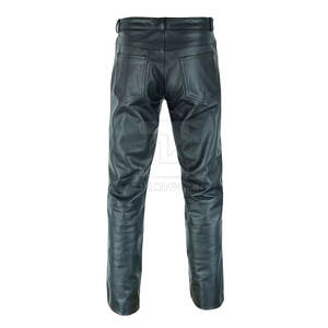 Waterproof Breathable Casual <b>Leather</b> <b>Pants</b> for <b>Men</b> with Customized Logo High Quality Top Selling Cheap Price in Pakistan - Product Image 2
