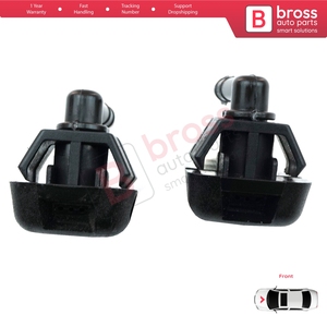 BSP532 2 Pieces Front Window Wiper Water <b>Washer</b> Nozzle Spray Jets for Ypsilon 735277664 6438J0 46454320 7767818 - Product Image 6