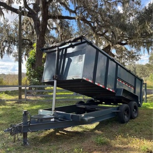 Heavy-Duty High Quality 7x16 Dump <b>Trailer</b> Pressure Vessel Core Components <b>Farm</b> Use Hydraulic System 1 Year Warranty 3000kg - Product Image 4