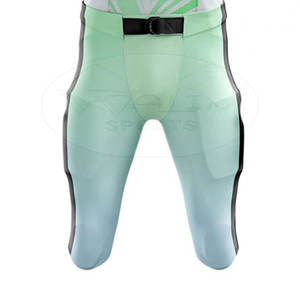 Alta calidad 100% poliéster fútbol americano Jersey uniforme bajo precio transpirable manga corta más tamaño característica - Product Image 4