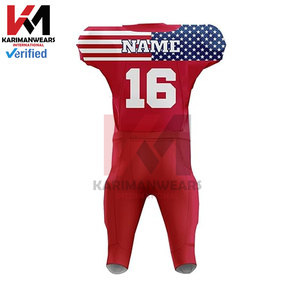 Nuevo conjunto de ropa deportiva de fútbol americano hecho a medida, uniformes de fútbol americano juvenil de alta calidad para entrenamiento de equipos - Product Image 3