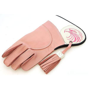 Gants de formation de fauconnerie rose clair Meilleur équipement de sécurité Bas quantité minimale de commande Bon marché Fabriqué à partir de cuir fin pour les vêtements de chasse - Product Image 3