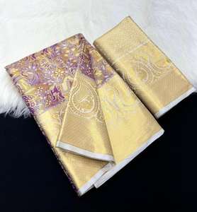 ผ้าไหมกึ่งส่าหรีตลาดอินเดียอินเดียเหนือ - Product Image 3