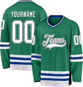 Maillot de hockey sur glace d'équipe personnalisé 2025 OEM Premium Uniforme Sublimation Sportswear Chemise de jeu de qualité professionnelle Fournisseur en gros en vrac - Product Image 2