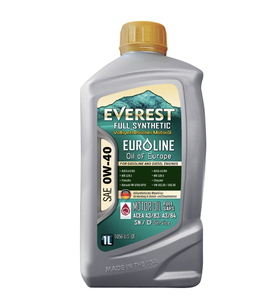 Everest Full <b>Synthetic</b> Anti-Wear EuroLine SAE 0W-40 Automotive Lubricant Motor <b>Oil</b> 6 Pack 1 Quart - Product Image 1