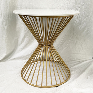 Convertible Stone Top Iron Frame <b>Coffee</b> <b>Table</b> for Living Room Decor-Durable Living Room Furniture - Product Image 3
