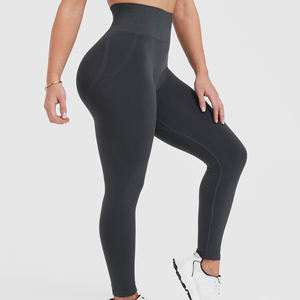 Leggings de qualité supérieure pour femmes avec logo de marque personnalisé, leggings d'entraînement, meilleurs leggings de sport extensibles de grande taille - Product Image 4