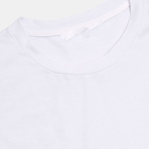 T-shirt uni 100% coton pour homme, confortable, grande taille, coupe ample, vêtements décontractés pour homme, imprimé, prix bas - Product Image 4