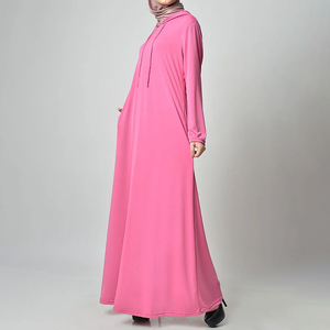 Abayas pour femmes musulmanes, hijab, modestes, simples, en mousseline de soie, respirantes, robes formelles, grande taille, sur mesure, de haute qualité, vente en gros, style A - Product Image 6
