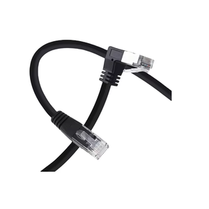 Cable Ethernet Industrial GigE (CAT 6), Conectores RJ-45, Ángulo Recto Hacia Arriba, Velocidad de Datos Mejorada y Conexión Confiable - Product Image 1