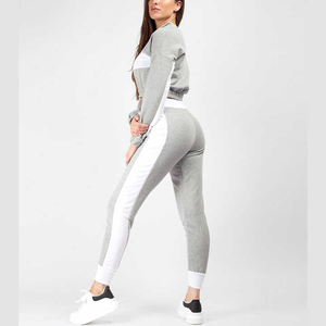 Derniers ensembles deux pièces de survêtement de jogging de haute qualité Survêtement en polaire pour femmes Tricots Ensemble de survêtement pour femmes - Product Image 6