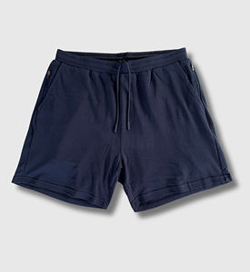 Pantalones cortos deportivos de baloncesto personalizados para hombre, algodón transpirable, felpa francesa para verano, Fitness, correr, patrón sólido, pantalones cortos de sudor personalizados - Product Image 4