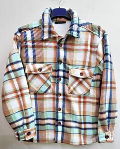 Boutonné Écologique Respirant Hiver Casual Hommes Coton Plaid Polaire Doublé Flanelle Sherpa Veste - Product Image 4