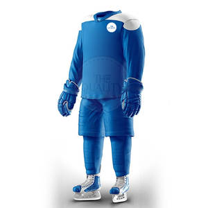 Conjuntos de uniformes de hockey sobre hielo para adultos de tacto suave, transpirable, 100% poliéster, ecológico, secado rápido, ropa deportiva personalizable - Product Image 4