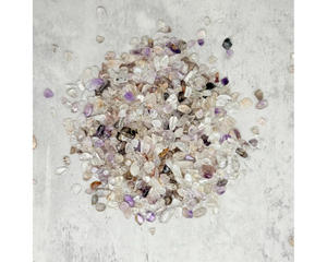 7 Chakra Crystal Chips Carved Feng Shui Natural Crushed <b>Mini</b> Tumbled Stone in <b>Mini</b> <b>Bottle</b> for Bulk Wholesale - Product Image 2