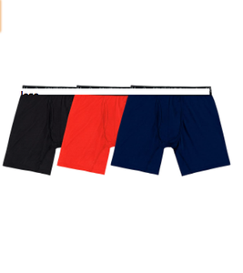 <b>Men's</b> Breathable Boxer Briefs Regular & Big <b>Man</b> 93% Polyester 7% Spandex Imported Pull on Closure Machine Wash From Bangladesh - Product Image 1