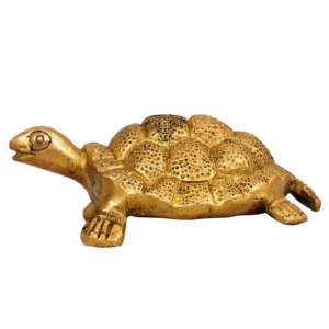 Tortuga Vastu de Latón Hecha a Mano con Patrón Animal, Producto Procesado - Product Image 5