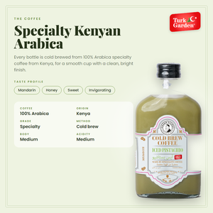 Iced Pistachio Latte Ready to Drink Coffee 190ml <b>Glass</b> <b>Bottle</b> Arabica Cold Brew Pistachio <b>Milk</b> Coffee 12 <b>Bottles</b> Carton - Product Image 3