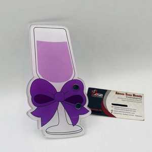 Bebida de Moca con Arándanos Acrílicos, Flor de Mariposa, Personalizable, Ecológica, Sostenible, Precio al por Mayor, Azulejo para Pestañas, OEM - Product Image 3