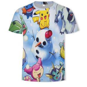 Mùa Hè Mới Xu Hướng Thời Trang Anime In Ấn In Ấn T-Shirt Trung Tính Thời Trang Anime Giản Dị Thoải Mái Ngắn Tay Top - Product Image 3