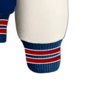 Invierno a granel personalizable streetwear chenille algodón Universidad mens Varsity chaquetas blanco y negro Varsity chaquetas - Product Image 6