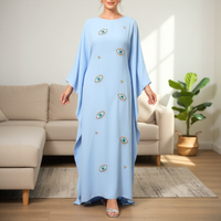 Nouveautés 2026 Abaya traditionnelle islamique pour femmes, unie, de haute qualité, respirante, vente en gros