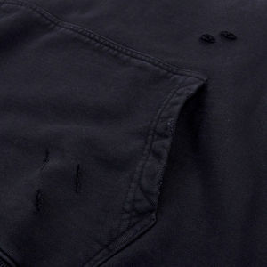 Premium Quality 100%cotton Tech <b>Fleece</b> Unisex Hoodie <b>Sweater</b> Training Wear High Street Vintage Distressed Hoodies Custom logo - Product Image 5