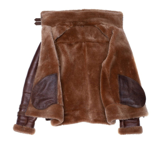 Blouson aviateur en peau de mouton de luxe B3 |   Veste aviateur en cuir de mouton véritable |   Fournisseur de Blousons d'Aviateur RAF pour l'Hiver - Product Image 5