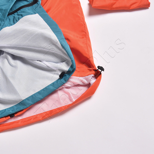 2025 meilleure qualité veste de pluie légère pour hommes Logo personnalisé coupe-vent à capuche avec fermeture à glissière veste de randonnée imperméable - Product Image 6