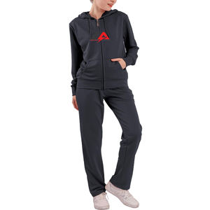 Chándal deportivo personalizado de alta calidad para mujer, gran oferta, conjunto de Top corto de gimnasio de 2 piezas para mujer, estilo informal con patrón sólido - Product Image 1