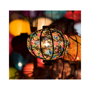 Traditional Silk Bamboo <b>Lantern</b> for Decoration in Mid Autumn Festival With Many Shape - Traditional Bamboo Silk Lnater For Sales - Product Image 1